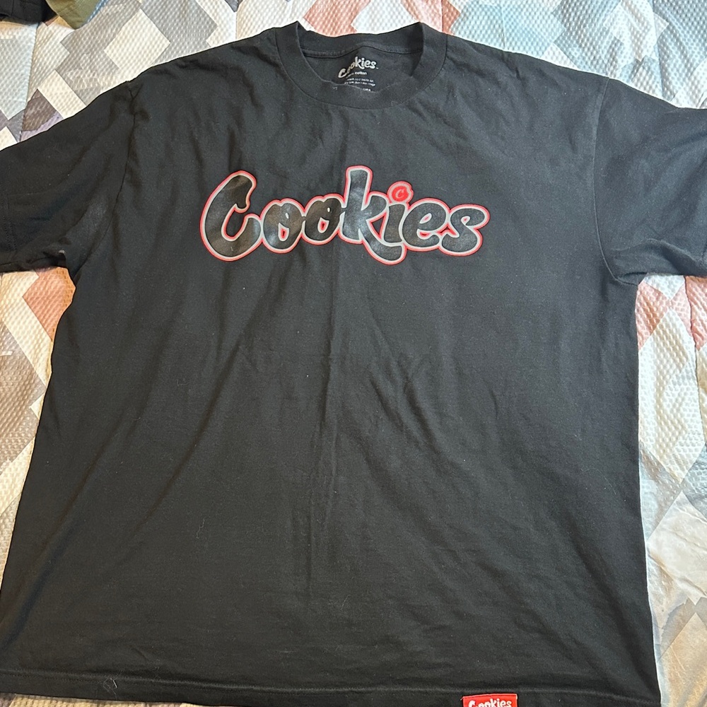 Cookies Black Short Sleeve Tee for Men